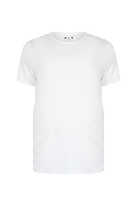 Alca Classic 2-pack T-shirt Ronde Hals Wit 3XL-B