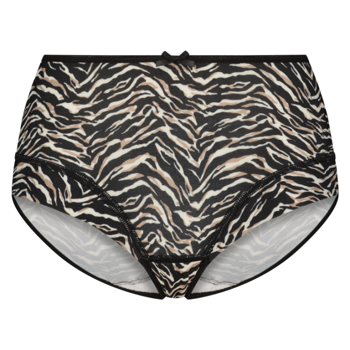 RJ Pure Fashion Dames Maxi Brief Ivory Zebra