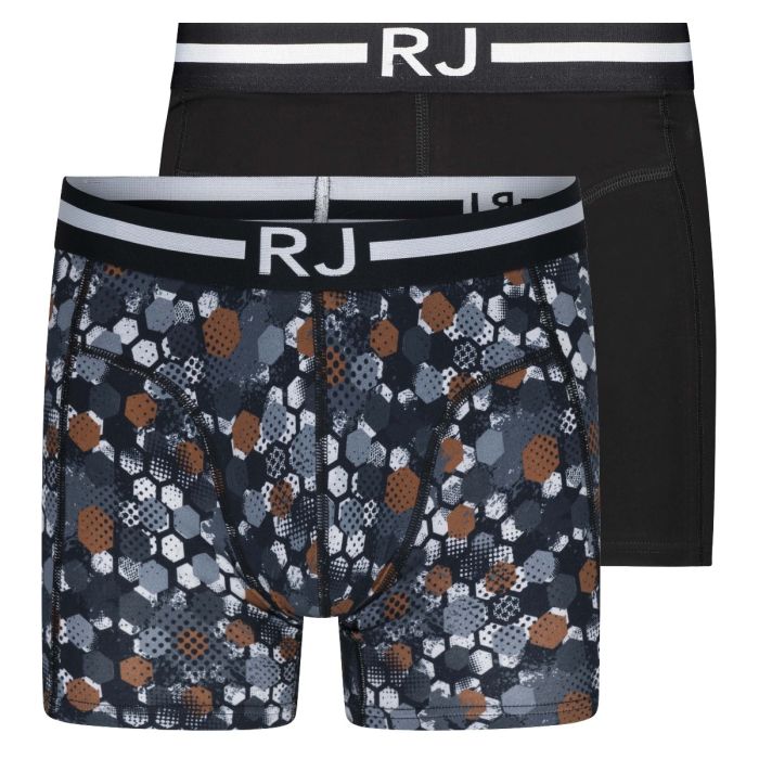RJ Everyday Fashion 2-Pck Boxershort Combi Hexagon