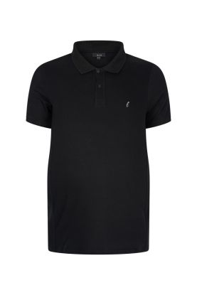 Alca Stylish 1-Pck Men Polo Shirt Extra Long Black 3XL